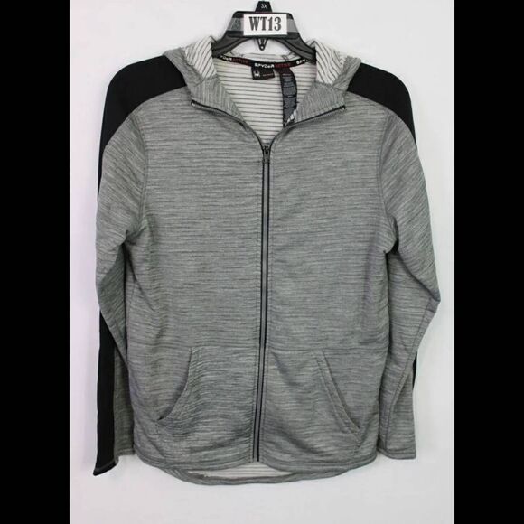 SPYDER FLEECE HOODIE FULL ZIP JACKET MENS SIZE MEDIUM ACTIVEWEAR - Picture 1 of 6